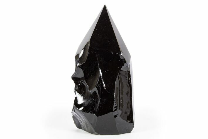 Free-Standing Polished Obsidian Point - Mexico #303608